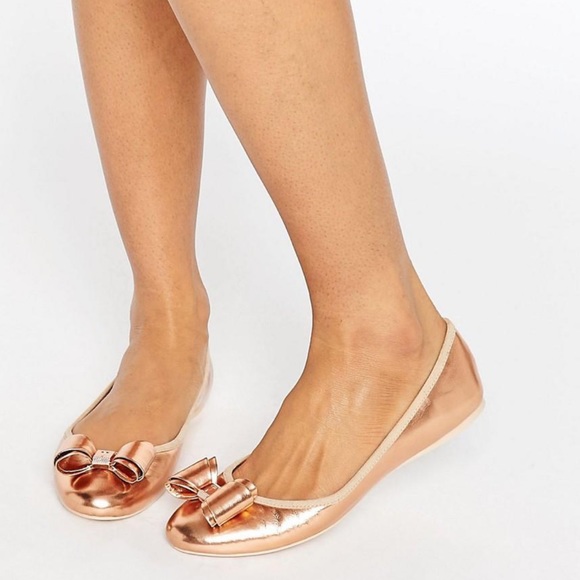 ted baker rose gold shoes